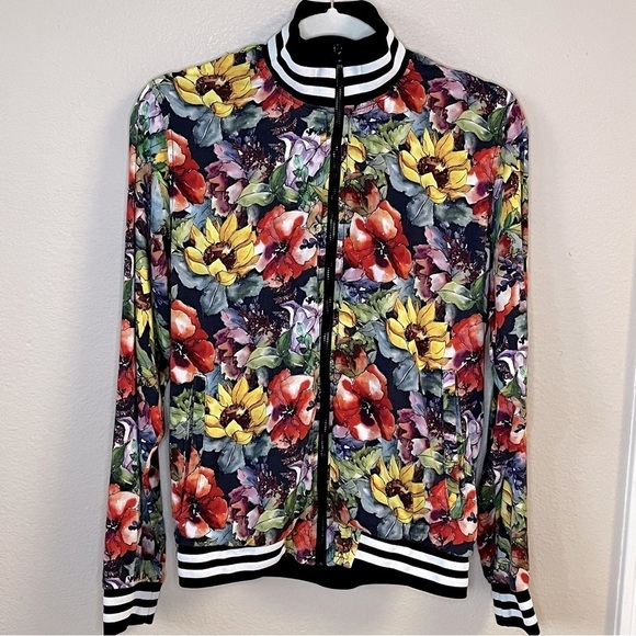 CACTUS MAN Other - CACTUS MAN RICKEY SINGH FLORAL STRETCH BOMBER MEN'S JACKET SIZE M